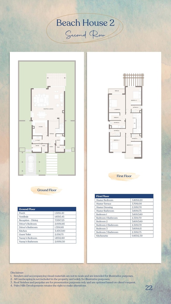 Hacienda West North Coast beach house floor plan