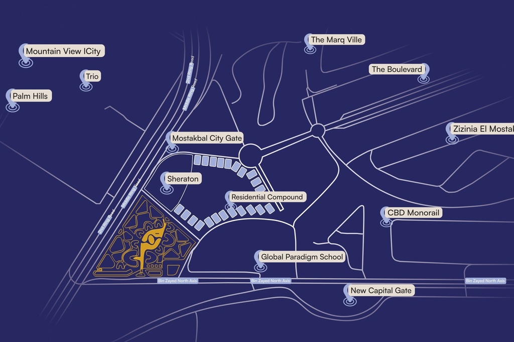 The Rift Business Park in Mostakbal City by Lozan Urban Development-LUD (Admin Area)