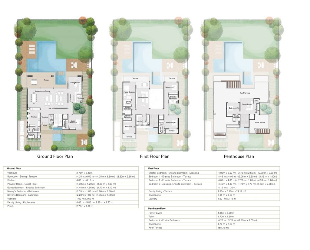 Palm hills New Cairo-Villas floor plan