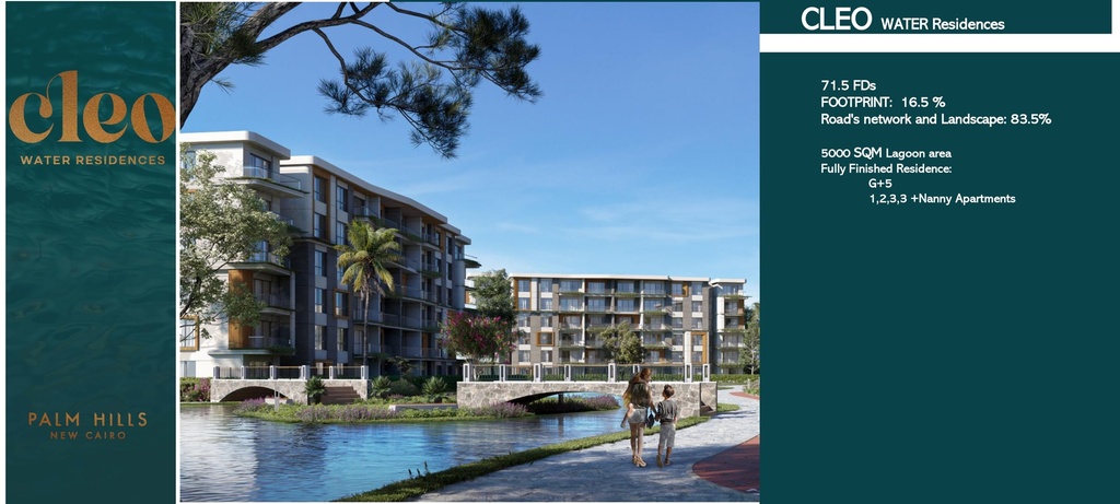 Cleo Water Residences Palm Hills New Cairo
