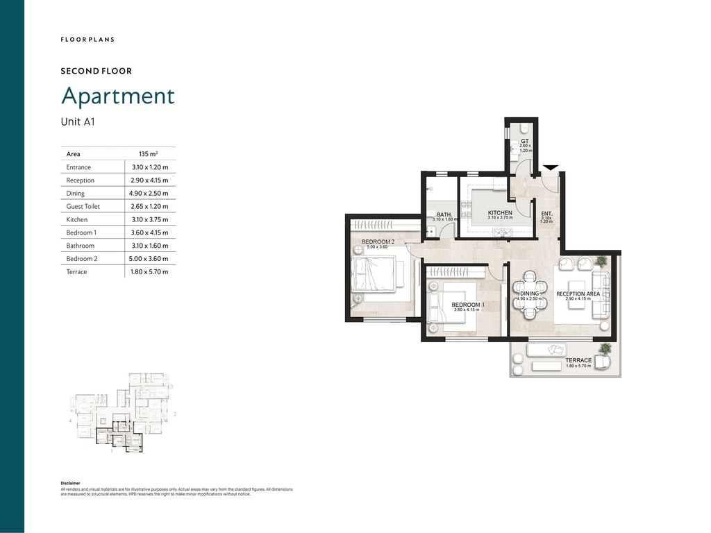 Garden Lakes by Hyde Park 6th of October City floor plan