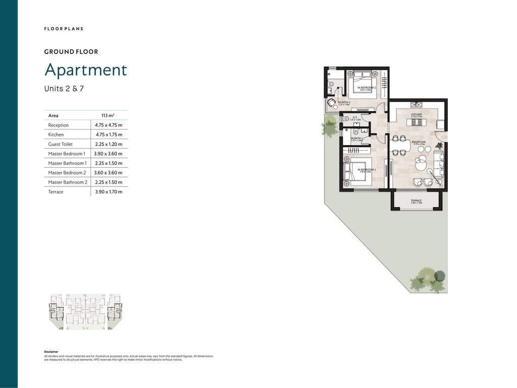Garden Lakes by Hyde Park 6th of October City floor plan