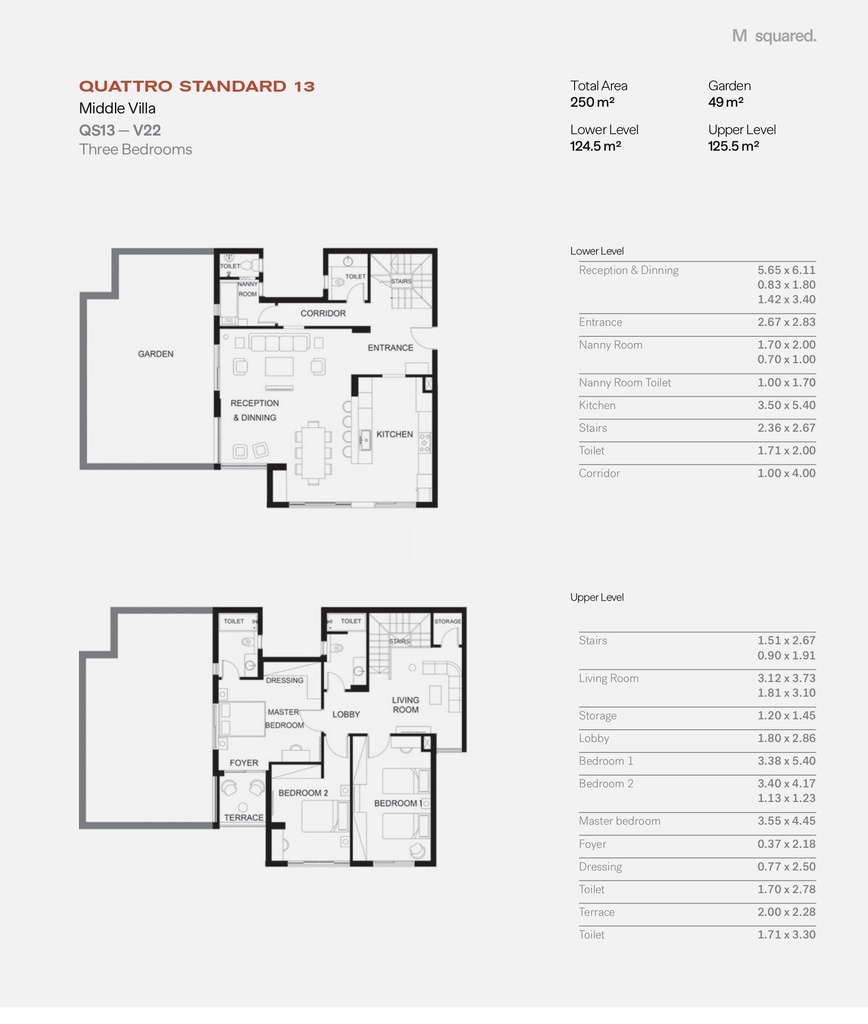 Trio -New Cairo by M Squared floorplan