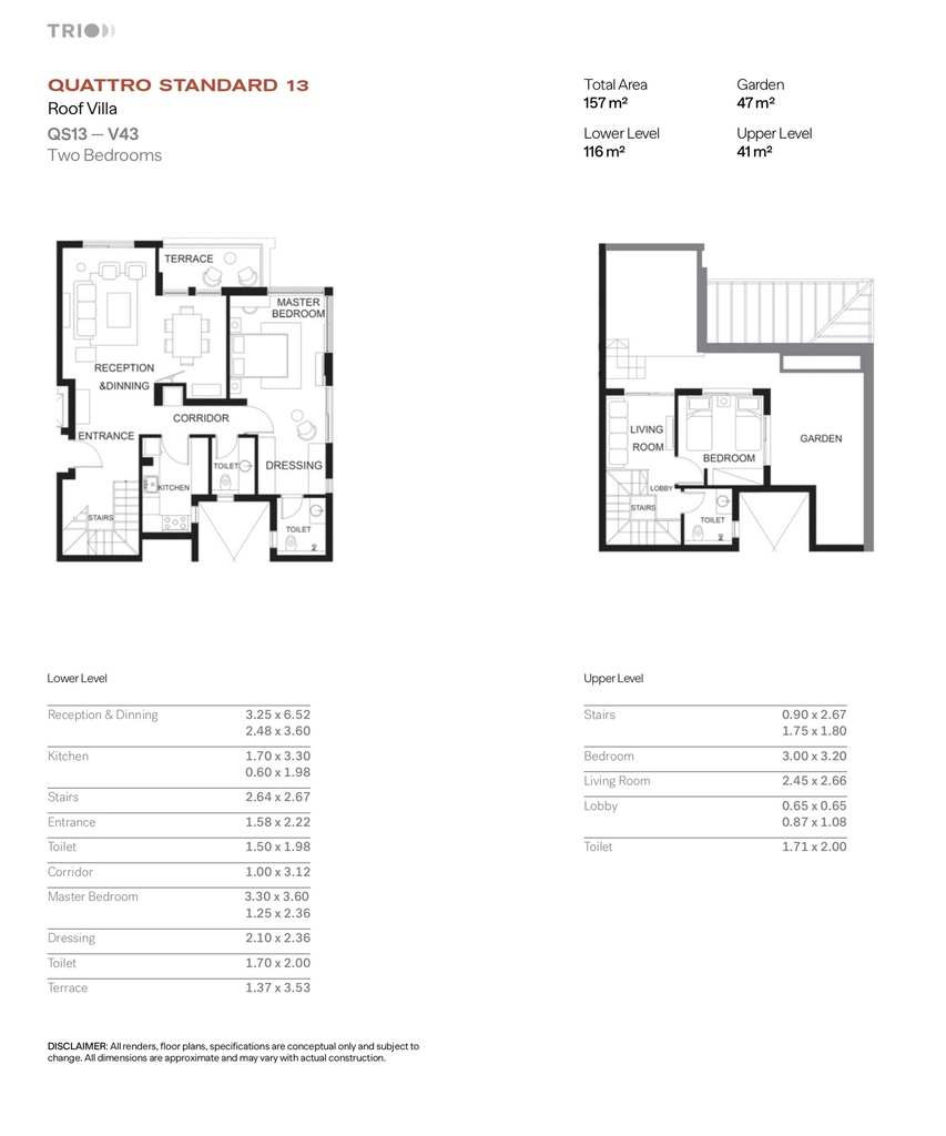 Trio -New Cairo by M Squared floorplan