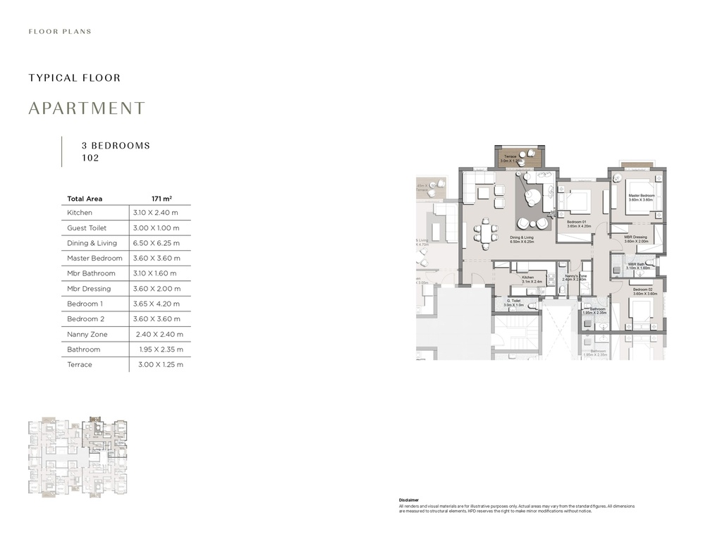 Grand Park Residence New Cairo by Hyde Park floorplan