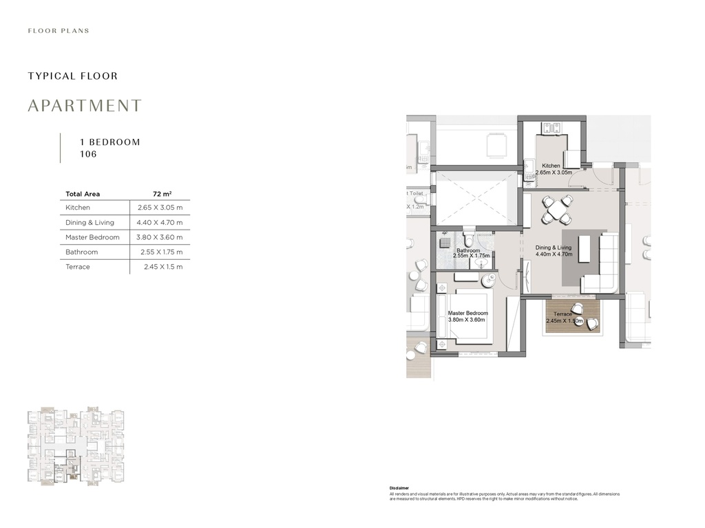 Grand Park Residence New Cairo by Hyde Park floorplan